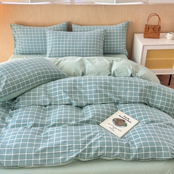 91家纺网 家纺一手货源 找家纺 （总）美梦莱 2024新款全棉水洗棉单品被套