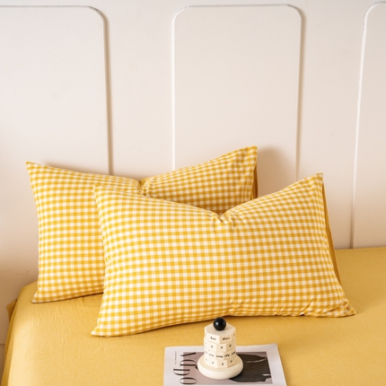 91家纺网 家纺一手货源 找家纺 （总）美梦莱 2024新款A类全棉色织水洗棉单品系列-单枕套