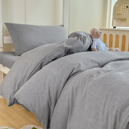 91家纺网 家纺一手货源 找家纺 （总）美梦莱 2023新款A类全棉水洗绵学生季宿舍三件套四件套单品-四件套（支持一件代发）