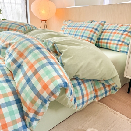 91家纺网 家纺一手货源 找家纺 （总）美梦莱 2024新款全棉水洗棉四件套