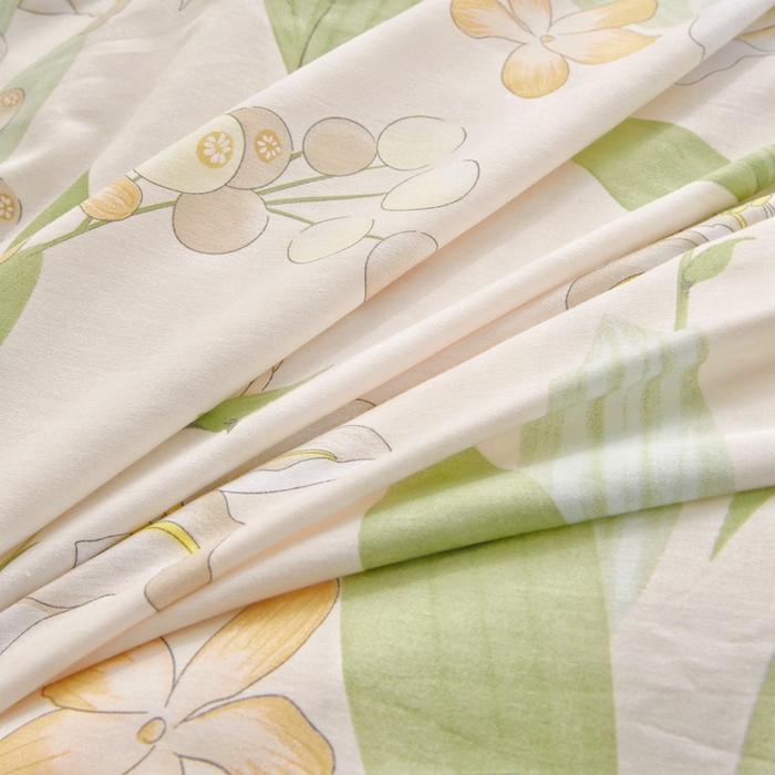 91家纺网 家纺一手货源 找家纺 12868 全棉单被套纯棉被套被罩 梨花族