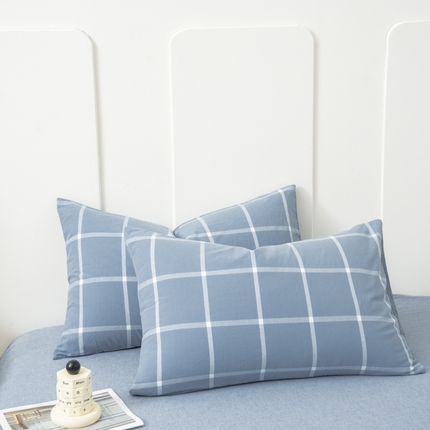 91家纺网 家纺一手货源 找家纺 （总）美梦莱 2024新款A类全棉色织水洗棉单品系列-单枕套