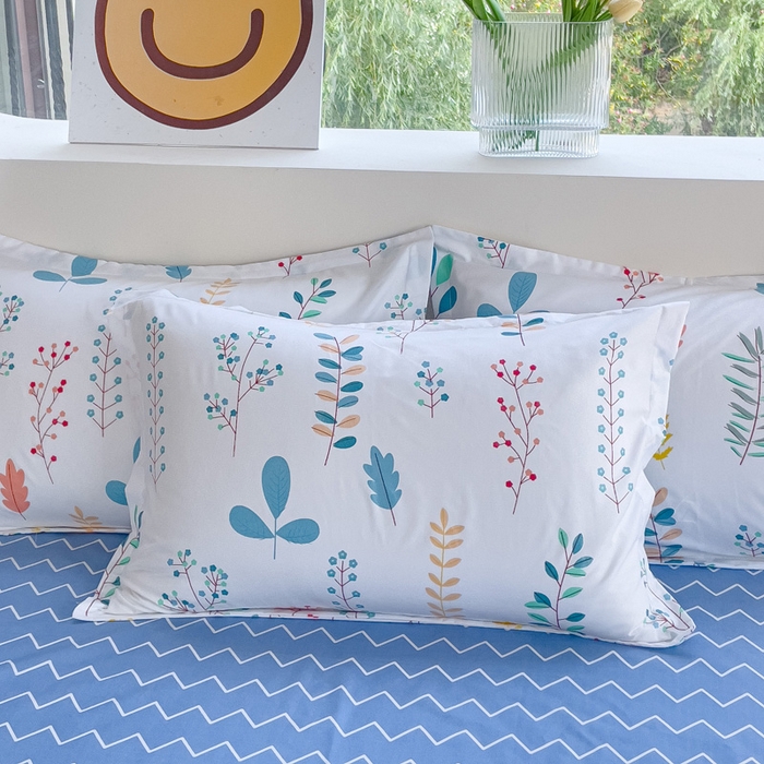 91家纺网 家纺一手货源 找家纺 布可家纺 2025新款水洗棉印花四件套 晴朗