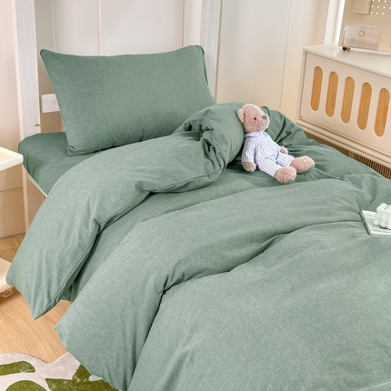 91家纺网 家纺一手货源 找家纺 （总）美梦莱 2023新款A类全棉水洗绵学生季宿舍三件套四件套单品-四件套（支持一件代发）