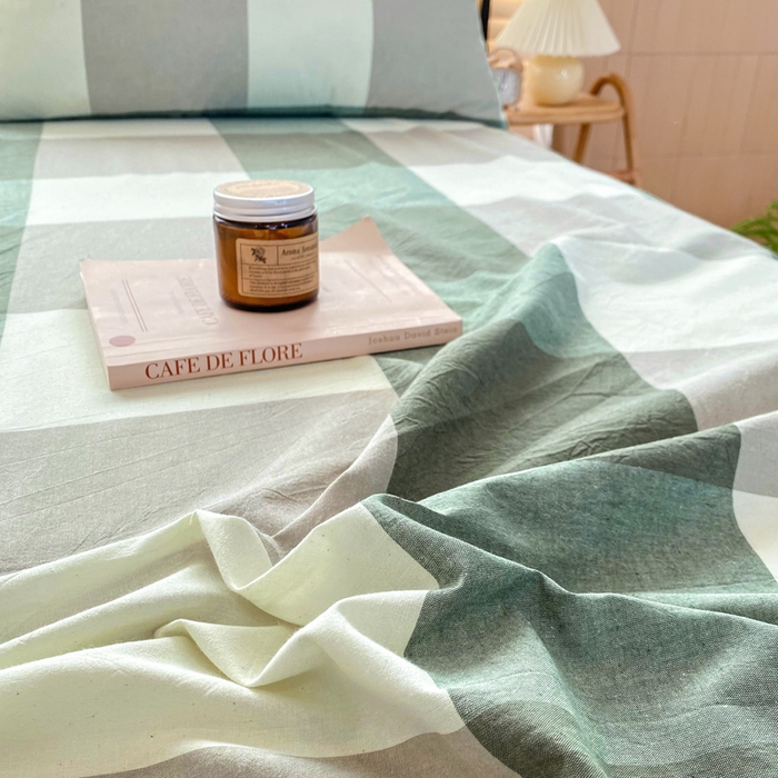 91家纺网 家纺一手货源 找家纺 （总）美梦莱 2024新款A类全棉色织水洗棉床单 单品系列（支持一件代发）