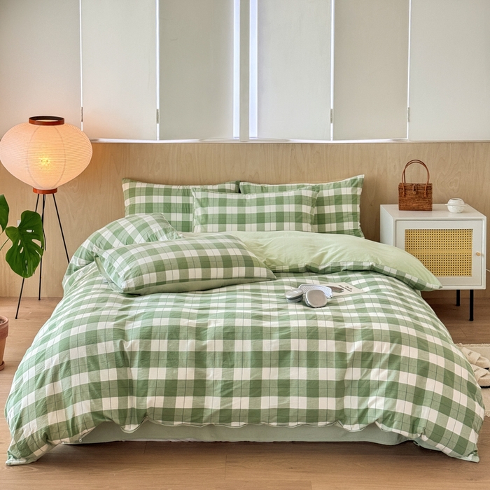 91家纺网 家纺一手货源 找家纺 （总）美梦莱 2024新款全棉水洗棉四件套