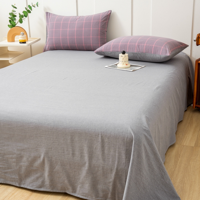 91家纺网 家纺一手货源 找家纺 （总）美梦莱 2024新款A类全棉色织水洗棉单品系列-单枕套