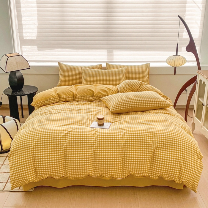 91家纺网 家纺一手货源 找家纺 （总）美梦莱 2024新款A类全棉色织水洗棉单被套（支持一件代发）