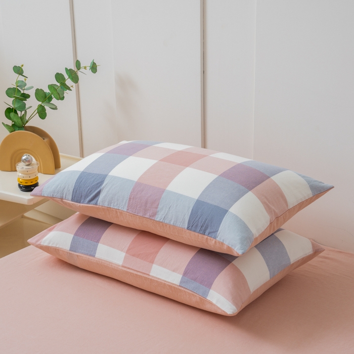 91家纺网 家纺一手货源 找家纺 （总）美梦莱 2023新款全棉水洗棉单枕套（支持一件代发）