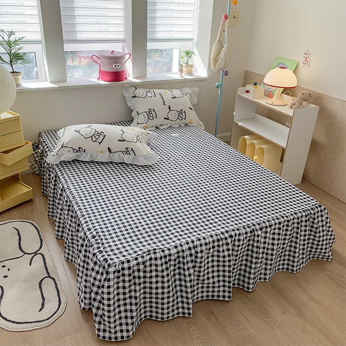 91家纺网 家纺一手货源 找家纺 （总）玉元坊 2025年新款13372 40支1.2m1.5米1.8*2全棉纯棉床裙