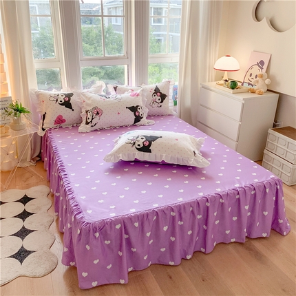 91家纺网 家纺一手货源 找家纺 （总）玉元坊 2025年新款13372 40支1.2m1.5米1.8*2全棉纯棉床裙