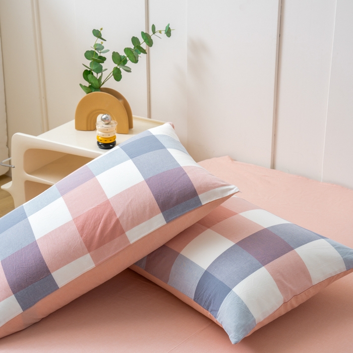 91家纺网 家纺一手货源 找家纺 （总）美梦莱 2023新款全棉水洗棉单枕套（支持一件代发）