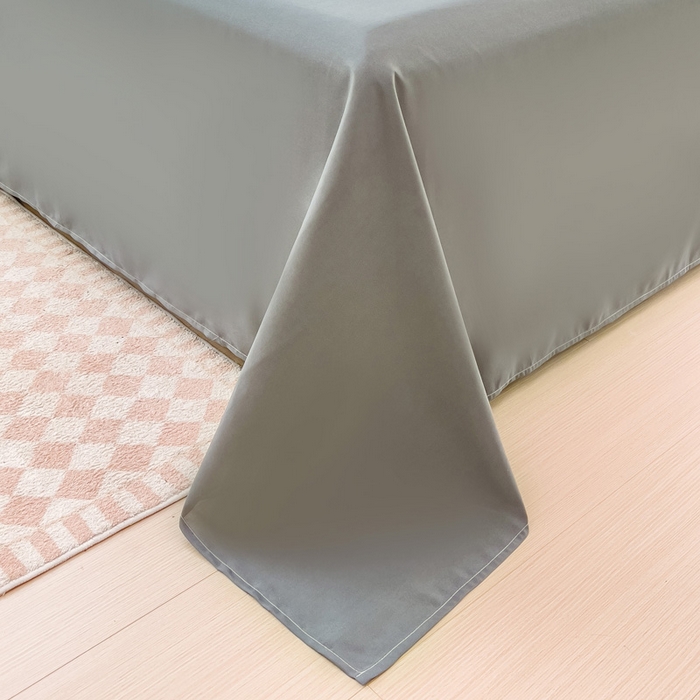 91家纺网 家纺一手货源 找家纺 布可家纺 2025新款水洗棉印花四件套 拿铁