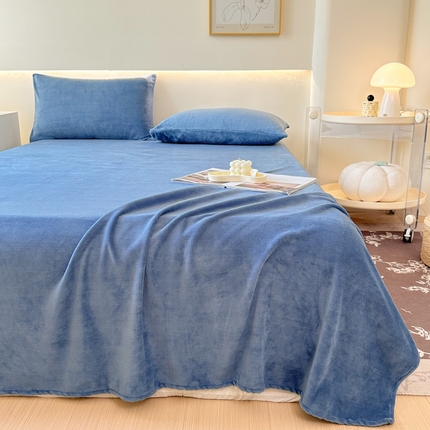 91家纺网 家纺一手货源 找家纺 （总）美梦莱 2024新款保暖高克重牛奶绒床品单品系列-单床单（支持一件代发）