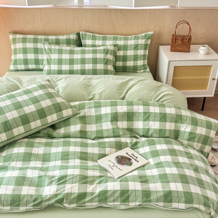 91家纺网 家纺一手货源 找家纺 （总）美梦莱 2024新款全棉水洗棉四件套