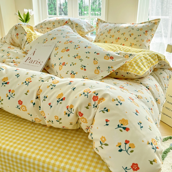 91家纺网 家纺一手货源 找家纺 正莱欣 2025新品加厚生态棉磨毛四件套高克重植物羊绒床单款床笠款四件套大量现货 晨妆