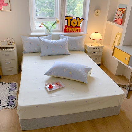 91家纺网 家纺一手货源 找家纺 （总）玉元坊 2025年新款13372 40支1.2m1.5米1.8*2全棉纯棉床笠