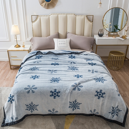 （总）美梦莱 2022新款法莱绒羊羔绒剪花复合毛毯毯子盖毯（支持一件代发）