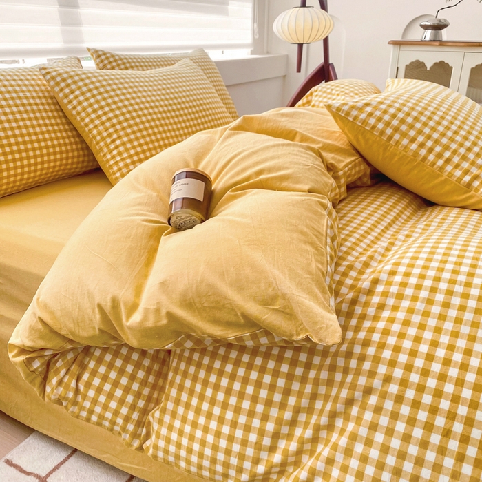 91家纺网 家纺一手货源 找家纺 （总）美梦莱 2024新款A类全棉色织水洗棉单被套（支持一件代发）