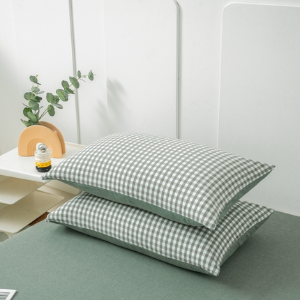 91家纺网 家纺一手货源 找家纺 （总）美梦莱 2023新款全棉水洗棉单枕套（支持一件代发）