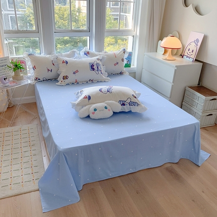 91家纺网 家纺一手货源 找家纺 （总）玉元坊 2025年新款13372 40支180*230*250cm全棉纯棉直角床单