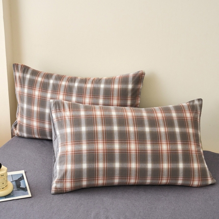 91家纺网 家纺一手货源 找家纺 （总）美梦莱 2024新款A类全棉色织水洗棉单品系列-单枕套