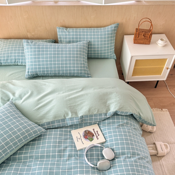 91家纺网 家纺一手货源 找家纺 （总）美梦莱 2024新款全棉水洗棉单品被套