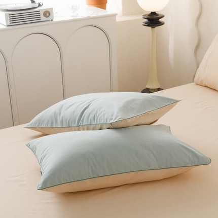 91家纺网 家纺一手货源 找家纺 （总）卡姿家纺 2023新款秋冬32支澳棉磨毛维拉系列 枕套