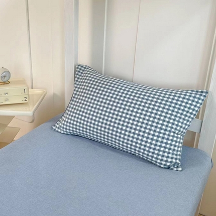 （总）美梦莱 2023新款A类全棉水洗绵学生宿舍三件套四件套单品-单枕套（支持一件代发）