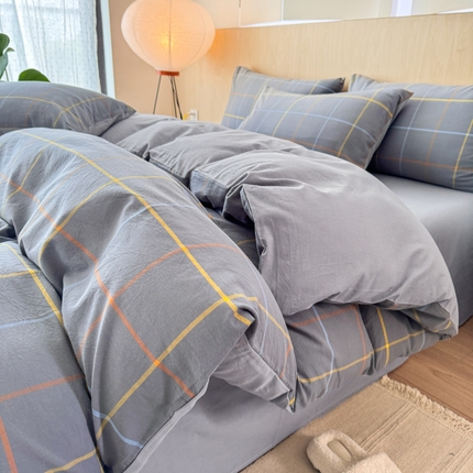 91家纺网 家纺一手货源 找家纺 （总）美梦莱 2024新款全棉水洗棉四件套