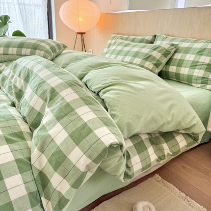 （总）美梦莱 2024新款全棉水洗棉四件套