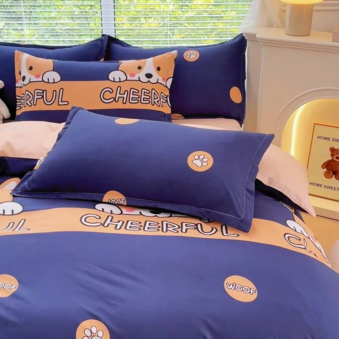 91家纺网 家纺一手货源 找家纺 布可家纺 2025新款水洗棉印花四件套 等待