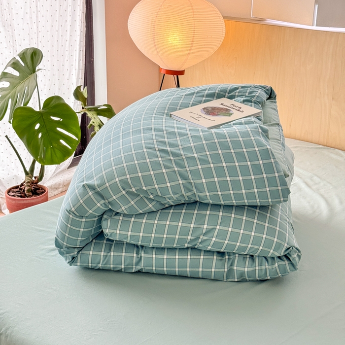 91家纺网 家纺一手货源 找家纺 （总）美梦莱 2024新款全棉水洗棉单品被套