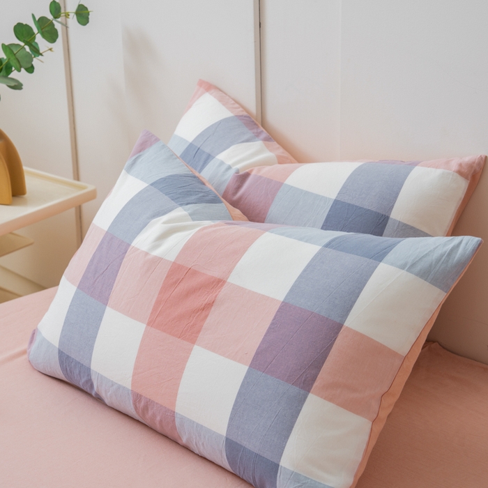 91家纺网 家纺一手货源 找家纺 （总）美梦莱 2023新款全棉水洗棉单枕套（支持一件代发）