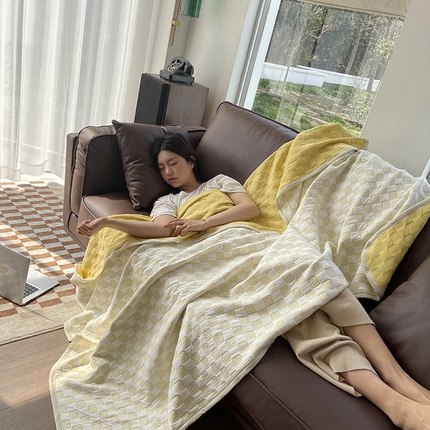 91家纺网 家纺一手货源 找家纺 （总）美梦莱 2024夏季莫兰迪A类全棉针织棉夏被超柔软可水洗纯棉空调被夏凉被盖毯 淘宝抖音热款（实拍图）