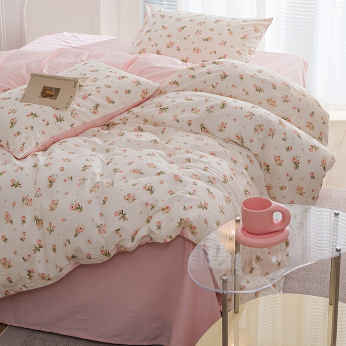 91家纺网 家纺一手货源 找家纺 （总）布可家纺 2025新款水洗棉印花四件套