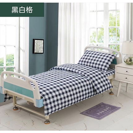 91家纺网 家纺一手货源 找家纺 （总）棉立方 2024新款医院床品专用医用诊所床品卫生院养老院病床三件套