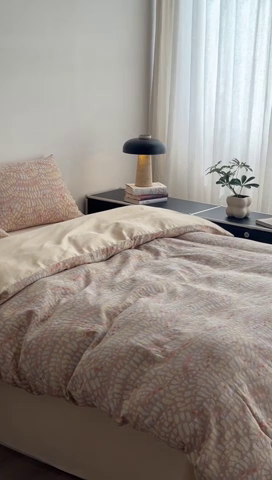 91家纺网 家纺一手货源 找家纺 2024新款纯棉50支大提花全棉人字纹提花床单被套枕套1.8床笠双人床单1.5笠加大220×240被套民宿小众四件套 烂漫烟花  金