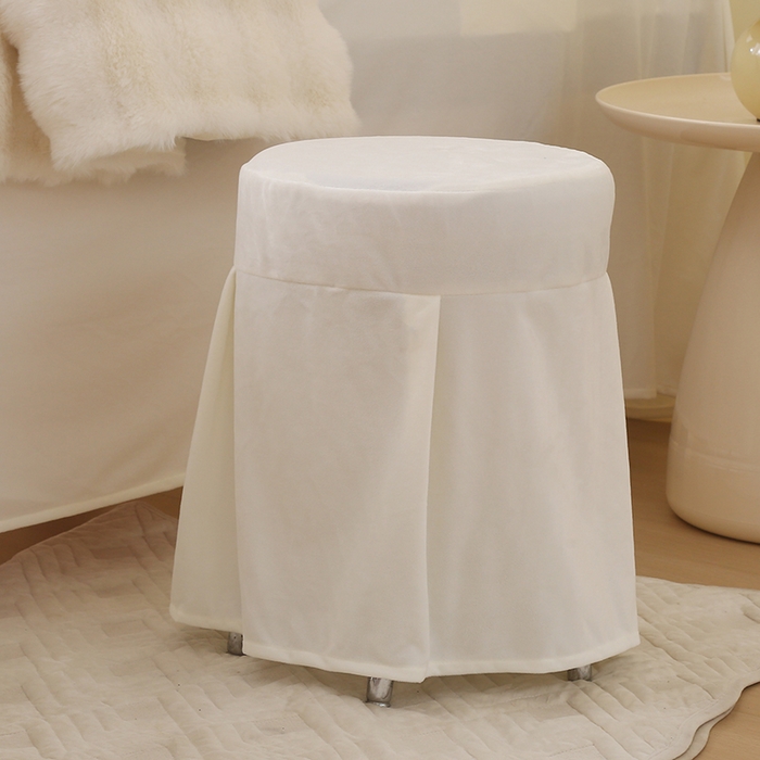 91家纺网 家纺一手货源 找家纺 琪宝阁 2024新款A兔毛绒B面宝宝绒美 容床罩套件-云朵 米白