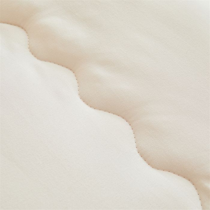 91家纺网 家纺一手货源 找家纺 梦恬佳 2024新款原棉大豆被 奶油白