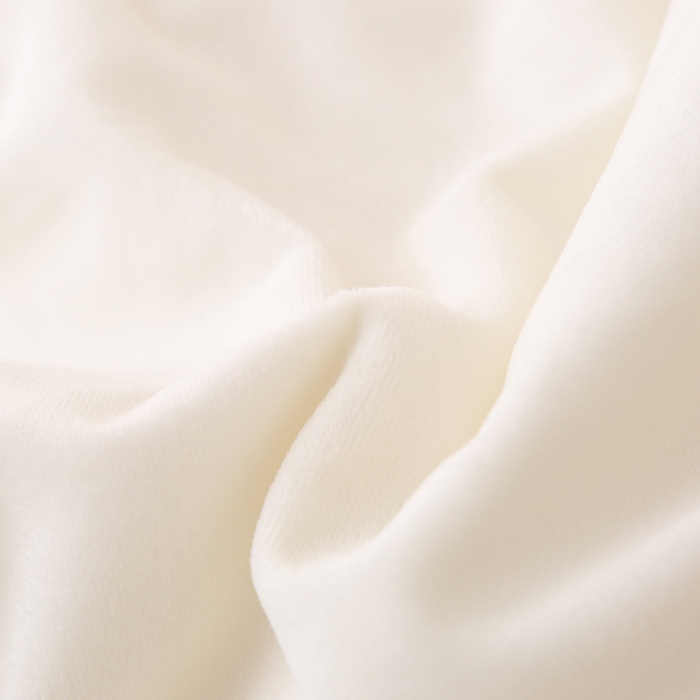 91家纺网 家纺一手货源 找家纺 琪宝阁 2024新款A兔毛绒B面宝宝绒美 容床罩套件-云朵 米白