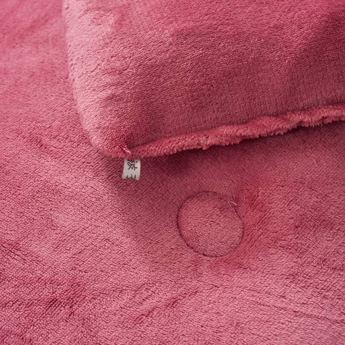 91家纺网 家纺一手货源 找家纺 侨鑫 2024新款A类牛奶绒羽丝棉加厚冬被 被子被芯 豆沙粉