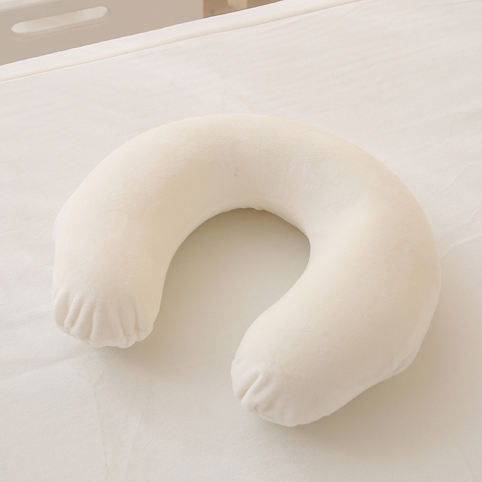 91家纺网 家纺一手货源 找家纺 琪宝阁 2024新款A兔毛绒B面宝宝绒美 容床罩套件-云朵 米白