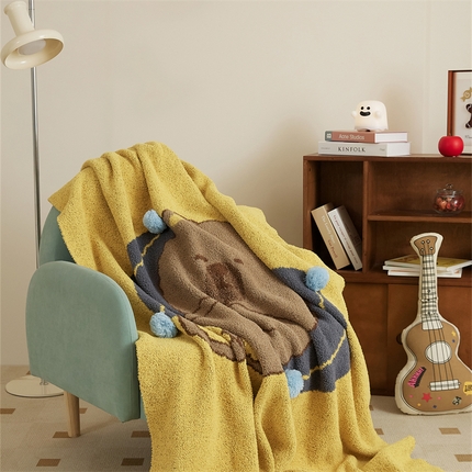 91家纺网 家纺一手货源 找家纺 （总）暖绵绵家纺 2025新款半边绒毛毯-布维德