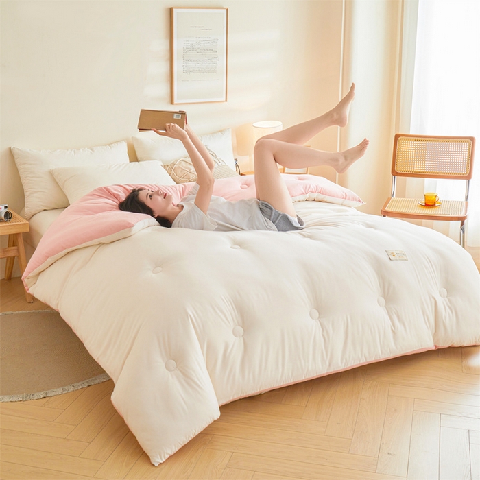 91家纺网 家纺一手货源 找家纺 （总）梦恬佳 2024新款原棉大豆被