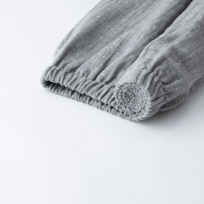 91家纺网 家纺一手货源 找家纺 玖弘家居 2025新款家居服系列-波点系列【控价 抖音79.9  视频号  89.9   小红书  89.9】 波点灰男长袖长裤