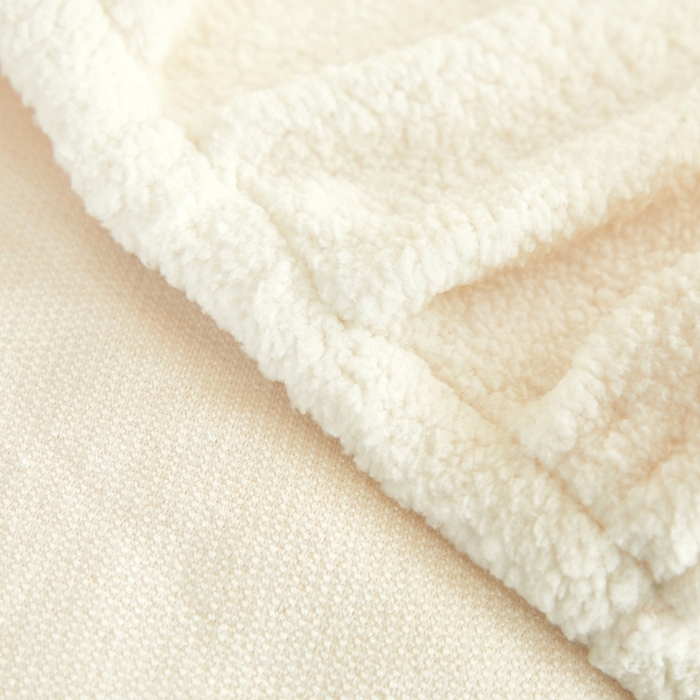 91家纺网 家纺一手货源 找家纺 逐日沙发套 2024新款云朵绒纯色凳子套 云朵绒凳子套-奶白色