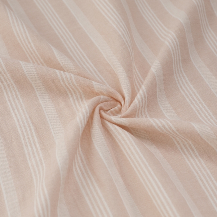 91家纺网 家纺一手货源 找家纺 玖弘家居 2024新款家居服系列-粉色条纹系列 粉条纹七分袖七分裤