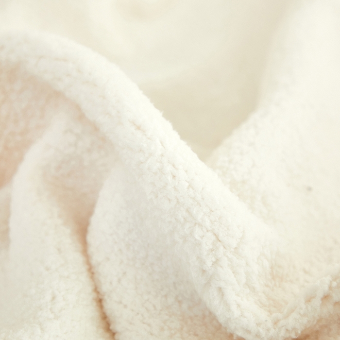 91家纺网 家纺一手货源 找家纺 逐日沙发套 2024新款云朵绒纯色凳子套 云朵绒凳子套-奶白色