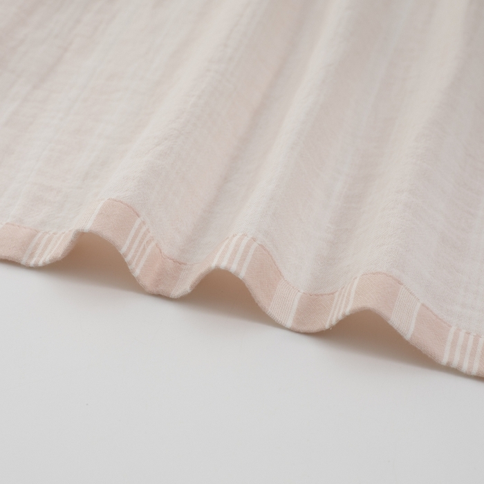 91家纺网 家纺一手货源 找家纺 玖弘家居 2024新款家居服系列-粉色条纹系列 粉条纹七分袖七分裤